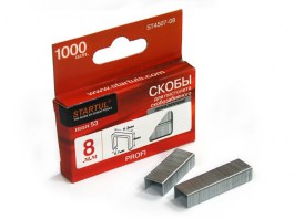 Скобы закалённ. 6 мм тип 53 (1000 шт) STARTUL PROFI 