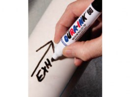 Маркер промышл. перманентный фетровый MARKAL DURA-INK 60 красный