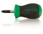 Отвертка «+» №1 25 мм PH «бочка» TOPTUL