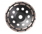 Алмазная чашка 180 мм бетон двурядная GEPARD