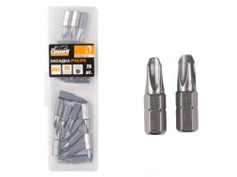 Насадка крестообразная PH1 25 мм 20 шт GEPARD