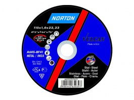 Круг отрезной 125х2.5x22.2 мм для металла Vulcan NORTON