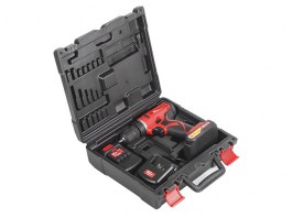 Аккум. дрель-шуруповерт WORTEX в чемодане (2 скор., шурупы до 9 мм)