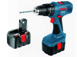 Аккум. дрель уд. дейст. GSB 14,4-2 (2 аккум 1.5 A/ч) в чемодане BOSCH