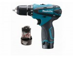 Аккум. дрель-шуруповерт MAKITA DF330 DWLE (10.8 В, 2 акк., 1.3 А/ч Li-Ion, 2 скор., 24 Нм)