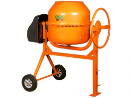 Бетоносмеситель ECO CM-170 (Объём 170 л., 850 Вт., 230 В., вес 56 кг., педаль для опрокидывания) 