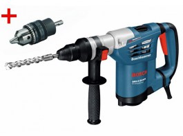 Перфоратор BOSCH GBH 4-32 DFR+S в чем. (900 Вт, 4.2 Дж, 3 реж., патрон SDS-plus, быстросъемн., БЗП в комплекте, вес 4.7 кг) (0611332101)