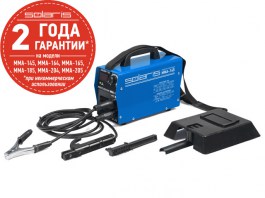  Инвертор сварочный Solaris MMA-145 + AK (220В,20-145А) (SOLARIS)