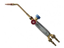 Горелка ацетиленовая Г2-123 9/6 нак. 1,2,3 (толщ. мет 0,5 - 4,0 мм; ф 6/9 мм) (ООО «РЕДИУС 168») (09101)