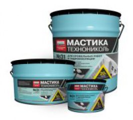 Мастика кровельная и гидроизоляционная эмульсионная ТехноНИКОЛЬ №31 (МБПЭ, РФ)