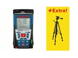 Дальномер лазерный BOSCH GLM 150 + BS 150 в кор. (0.05 - 150 м, +/- 1 мм, IP 54, штатив) (061599402H)