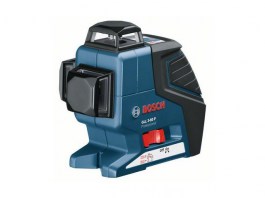 Нивелир лазерный линейный BOSCH GLL 3-80 P с держателем L-BOXX (проекция: 3 плоскости 360°, до 80 м, +/- 16 мм, резьба 1/4, 5/8«) (0601063309)