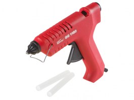 Пистолет клеевой WORTEX GG 1180 в блистере + 2 клеевых стержня (80 Вт, 11 мм) (GG118000011)