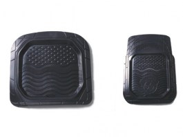 Коврики автомобильные резиновые универсальные «Флагман» (комплект 4 шт) (78х64см- передний, 54х51см- задний)