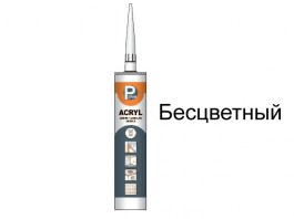 Герметик силиконовый P PLUS «Silicone» (бесцв.) 260мл (01-4-1-072)