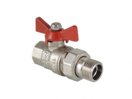 Кран шар. BASE с полусгоном 3/4« вн.-нар. VALTEC (VT.227.N.05)