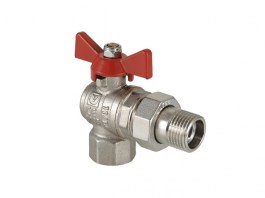 Кран шар. BASE угловой с полусгоном 1/2« вн.-нар. VALTEC (VT.228.N.04)