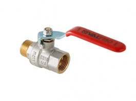 Кран шар. BASE, стальная рукоятка 3/4« вн.-нар. VALTEC (VT.215.N.05)