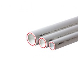 Труба полипропил. 20х2,8мм PP-FIBER (PN20), арм. стекл., белая (1шт/4м.п.) VALTEC (VTp.700.FB20.20)