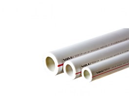 Труба полипропил. 20х3,4мм PPR (PN20), белая (1шт/4м.п.) VALTEC (VTp.700.0020.20)