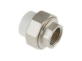 Соединитель полипропил. PPR разъемный с переходом на вн. р. 25х3/4« VALTEC (VTp.762.0.02505)