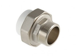 Соединитель полипропил. PPR разъемный с переходом на нар. р. 25х1« VALTEC (VTp.761.0.02506)