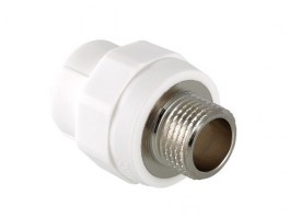 Соединитель полипропил. PPR с переходом на нар. р. 20х1/2« VALTEC (VTp.701.0.02004)