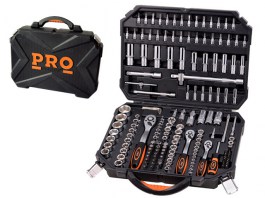 Набор головок и бит 172пр. 1/4«,3/8»,1/2« PRO STARTUL (PRO-172)