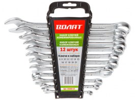 Набор ключей комбинир. 6-22мм 12шт ВОЛАТ (15340-12)