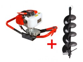 Мотобур ECO GD-52 АКЦИЯ! + Бур почвенный ф150х800x20мм ECO (ED-150) (1.85 кВт, 10 кг) (GD-52A1)