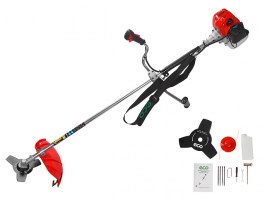 Мотокоса ECO GTP-145F с ножом и головкой (1.45 кВт, 2.0 л.с., 43.0 см3, нож 255х25.4 мм, 3 зуб., ремень однолямочный, вес 7.5 кг)