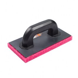 Терка пластмассовая с твердой губкой 120х260х18мм STARTUL MASTER