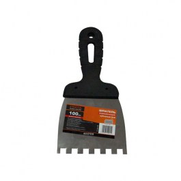 Шпатель фасадный зубчатый нержавеющий 300мм зуб 10х10 STARTUL MASTER